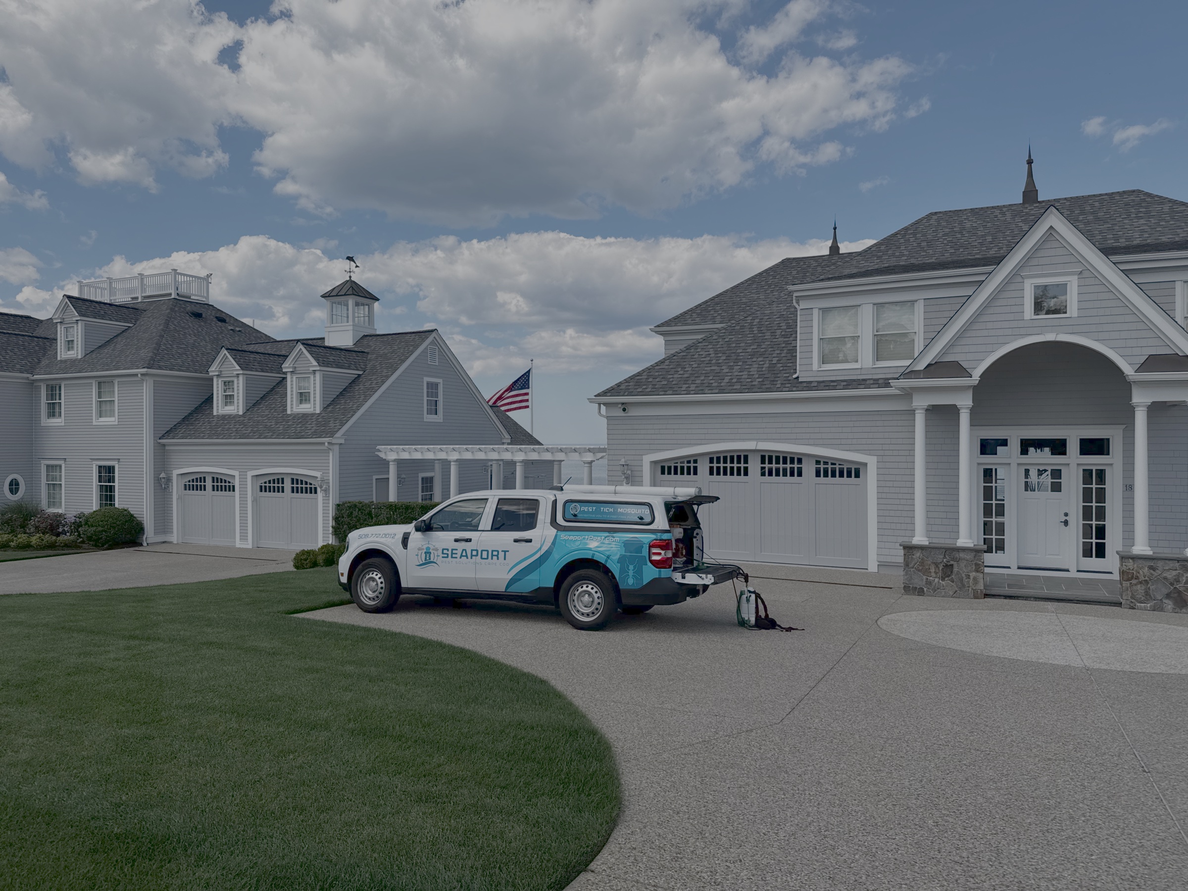 A classic New England home protected by Seaport Pest Solutions